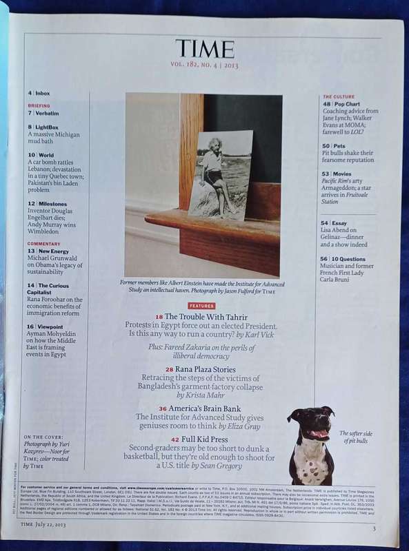 Time magazine July 22, 2013
