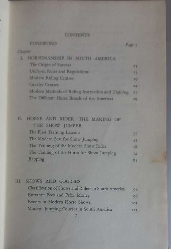Modern show jumping, The South American method by Count Ilias Toptani