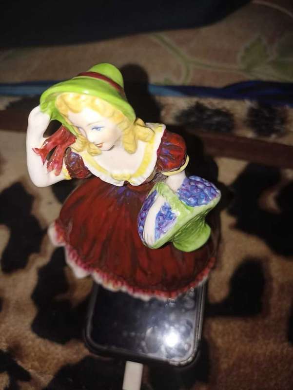 Coalport porcelain lady