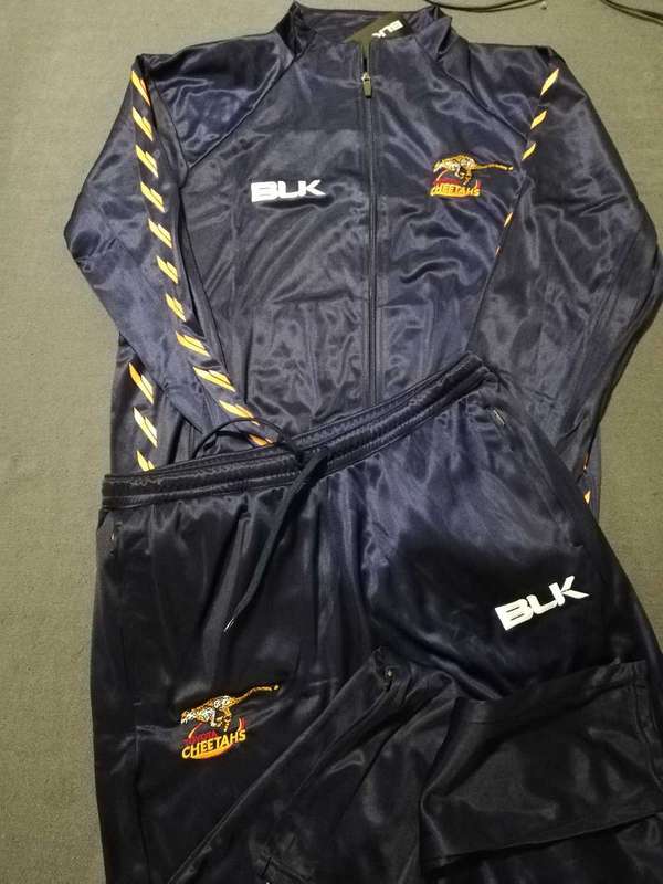 Toyota Cheetahs Players Full Tracksuit Top XL and pants L