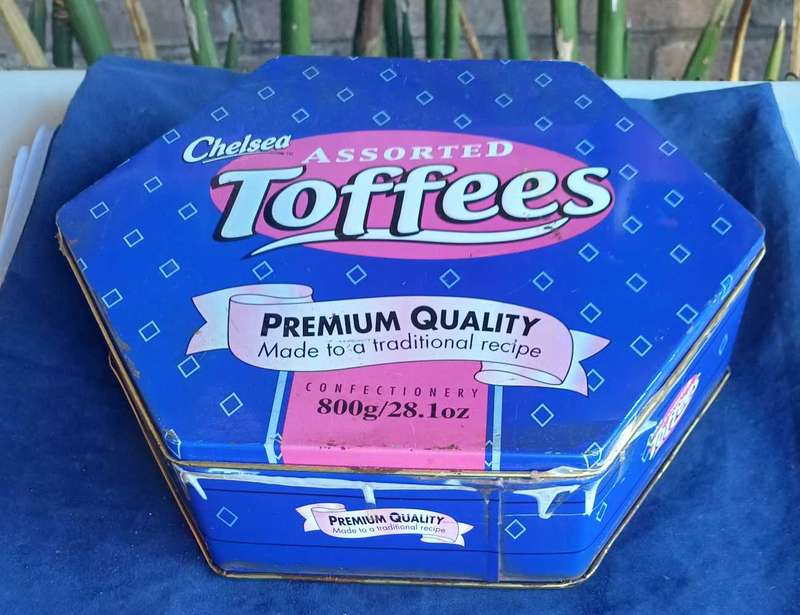 Chelsea assorted toffees tin