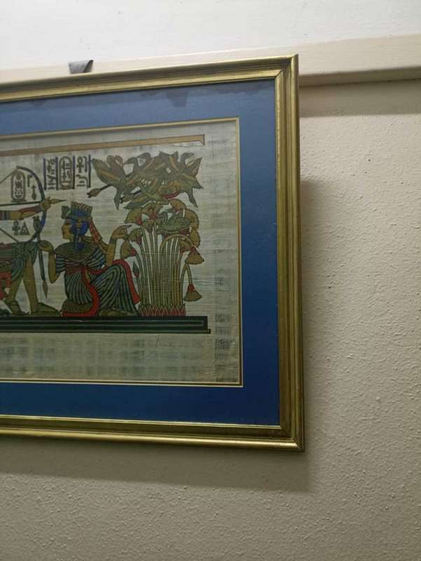 Papyrus Egyptian Pharaoh Queen Archery Arrow and bow