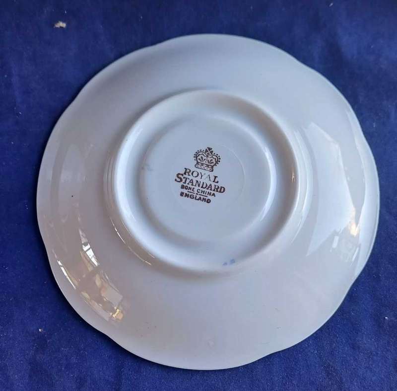 Royal Standard bone china cup and saucer