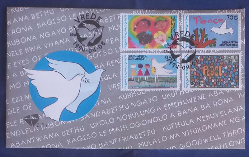 First day envelope - Peace vrede