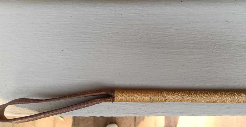 Antique Riding Crop with Antler Handle