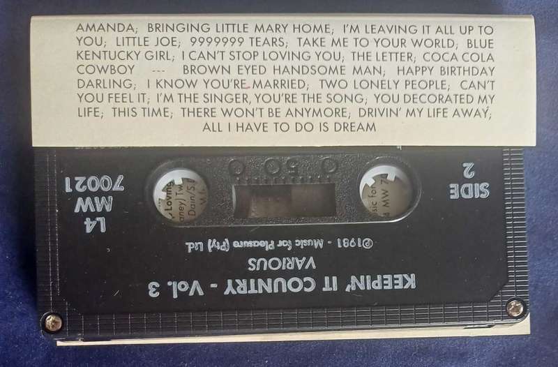 Keepin` it country vol 3 tape