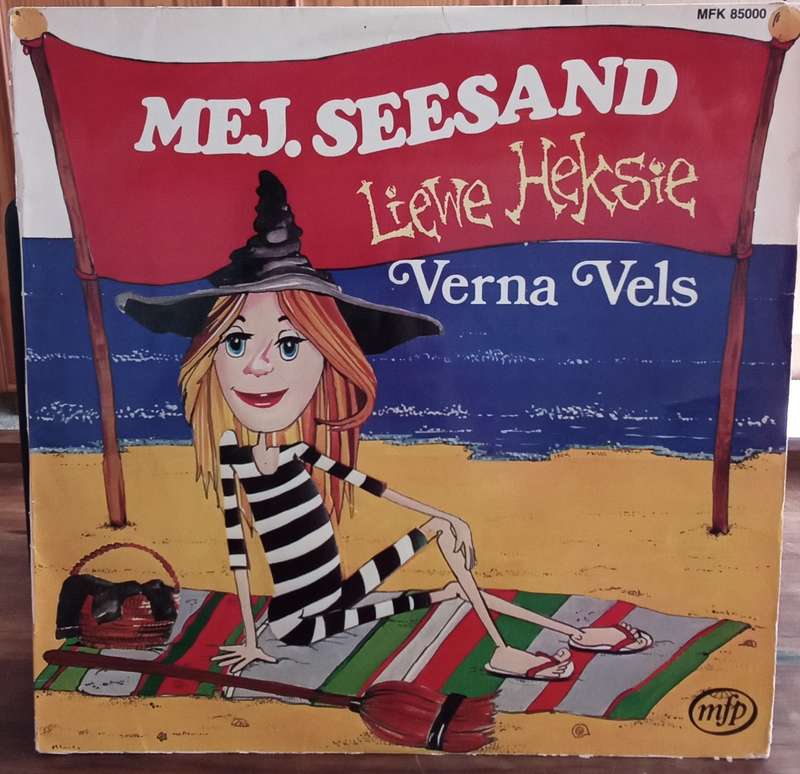 LIEWE HEKSIE - MEJ. SEESAND VERNA VELS LP VINYL RECORD AFRIKAANS