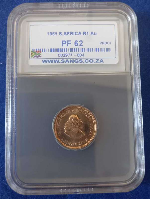 THE 1965 GOLD PROOF R2 & R1