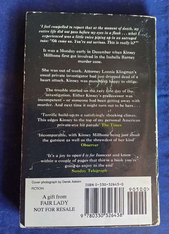 I is for Innocent by Sue Grafton