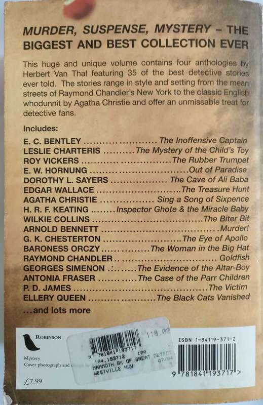 The Mammoth Book of Great Detective Stories