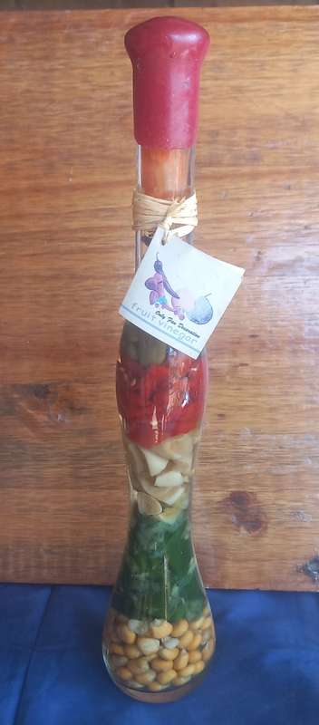 Fruit vinegar decor