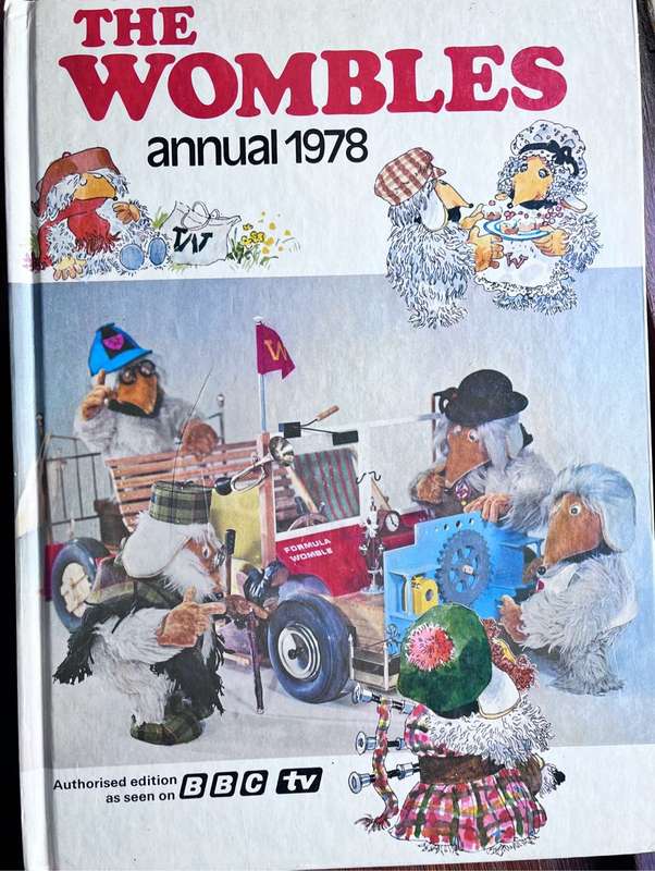 The Wombles Annual 1978 - hardcover vintage book