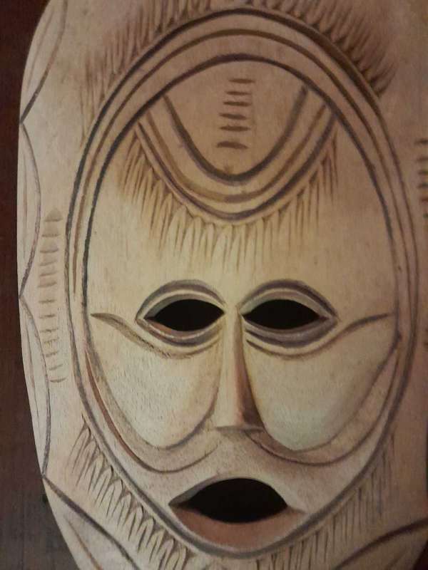 East African,  hand carved mask