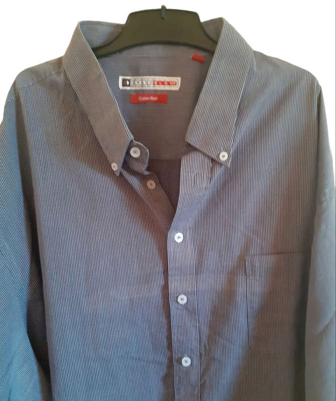 Grand Slam Men Long Sleeve Regular Fit Shirt Size 4XL