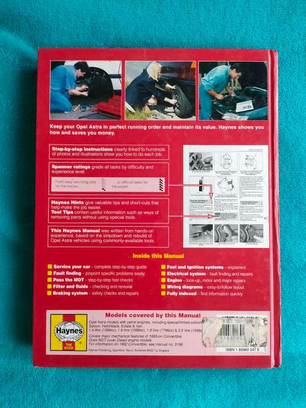Opel Astra Haynes service and repair manual