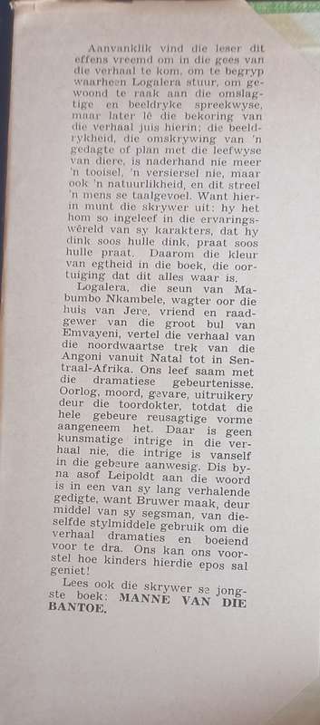 Die bul van Emyanyeni deur J Bruwer