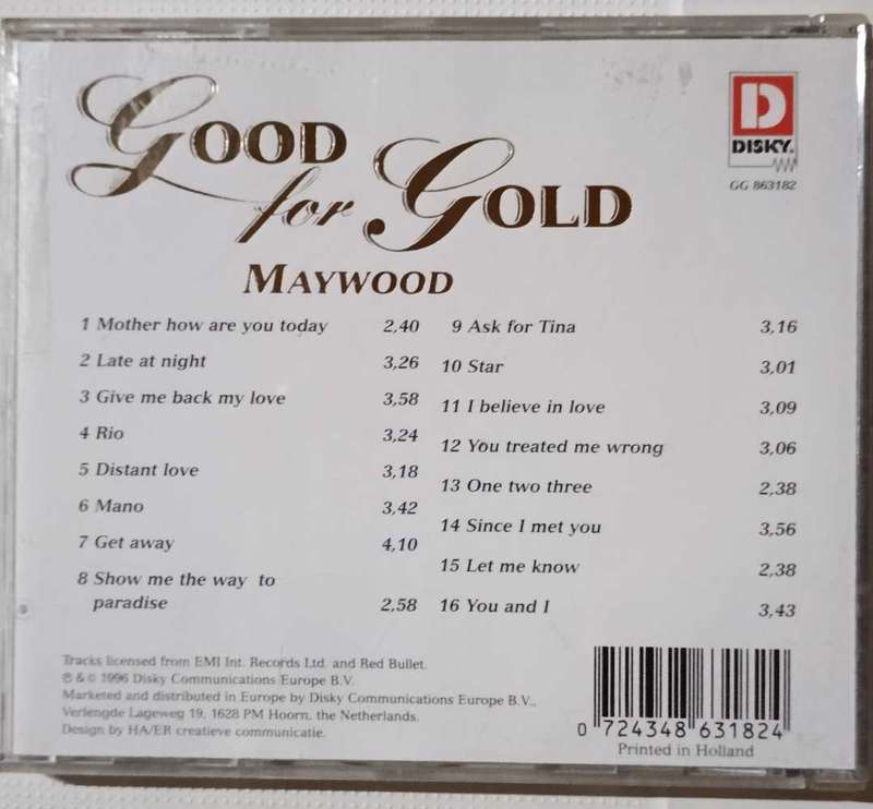Maywood - Good for Gold CD Import