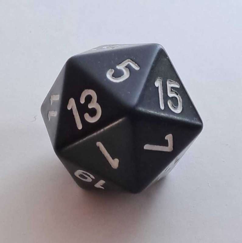 Dice collection of all colours and sizes. Some very unique pieces in wood, metal, and ceramic.