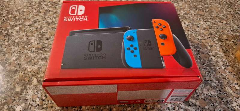 Nintendo Switch Console MASSIVE COMBO  - Neon Blue/Neon Red