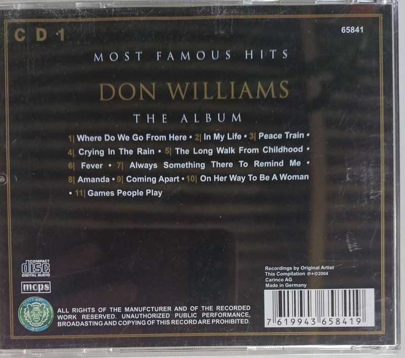 Don Williams - The album cd 1