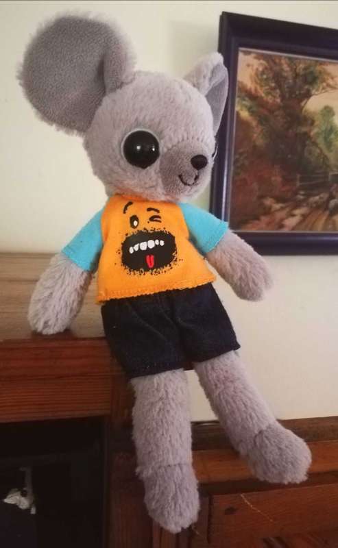 House of Mouse. Teenie is a super soft Depesche plush mouse toy. 27cm