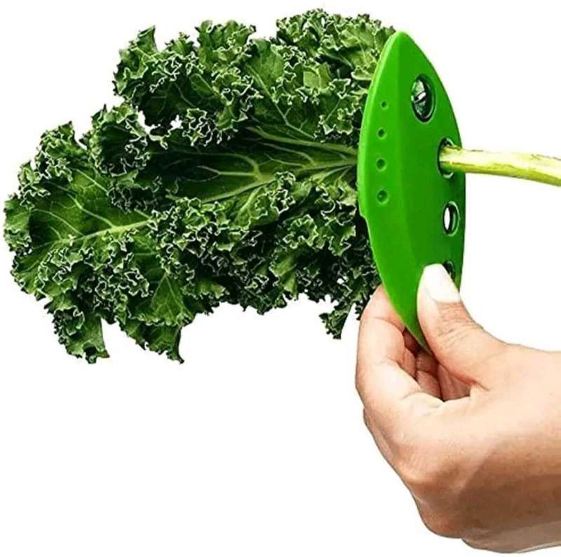 Herb Stripper Plastic Edge Vegetable Leaf Separator Herb Stripping Tool for Parsley, Basil, Rosemary