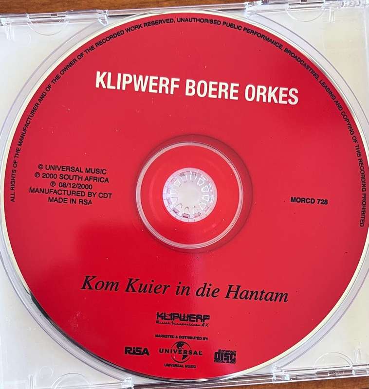 Die Klipwerf Boere Orkes - Kom Kuier in die Hantam (MORCD728)
