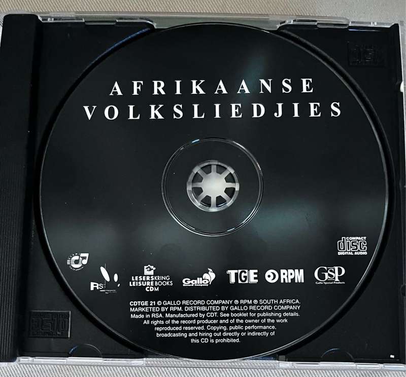 (3 cd set) Afrikaanse Volksliedjies (CDTGE 20, 21 and 22)