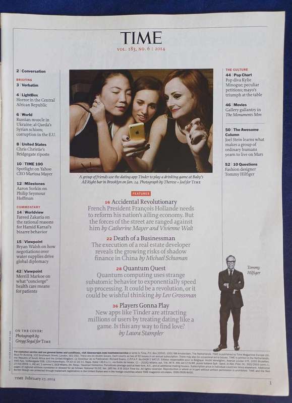 Time magazine February 17, 2014