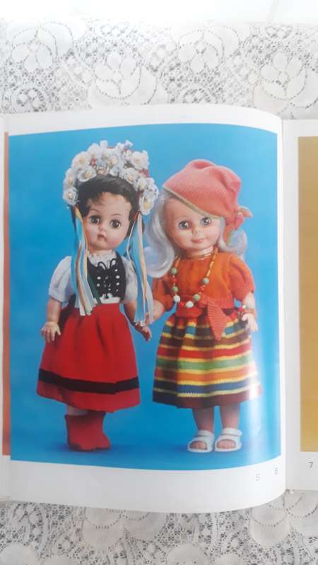 CRAFT BOOK -  1970'S BOOK ON KNITTING FOR DOLLS OF THE WORLD BY FRAN WESTFALL