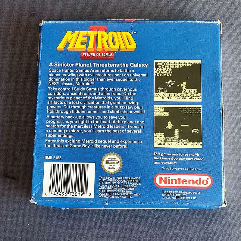 Metroid II Return of Samus GameBoy Gba