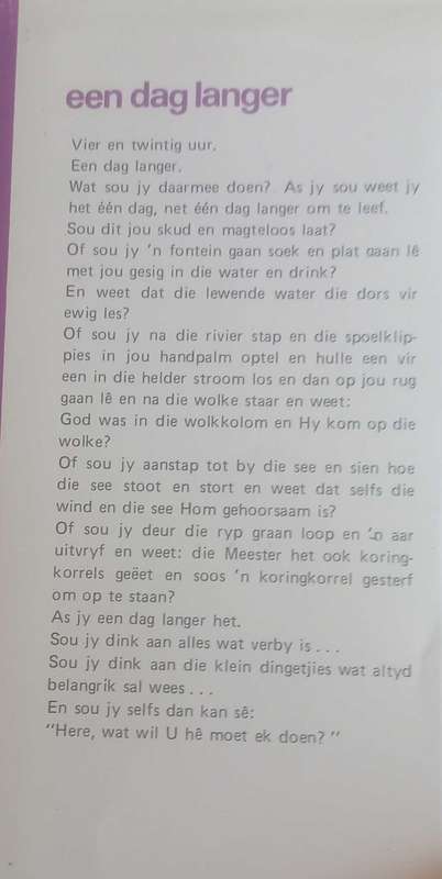 Een dag langer deur Aletta Lubbe