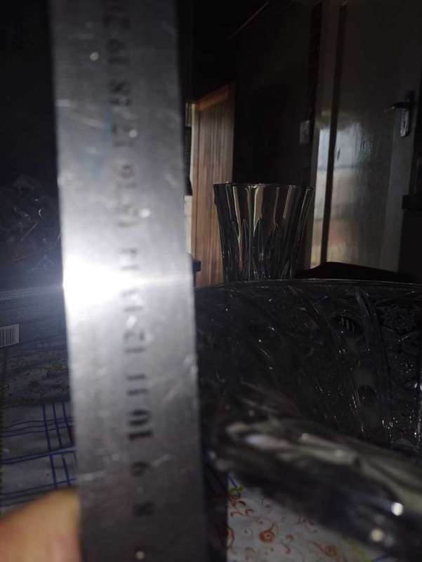 Vintage heavy vintage crystal bowl