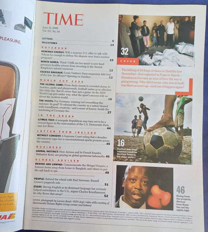 Time magazine June 12, 2006