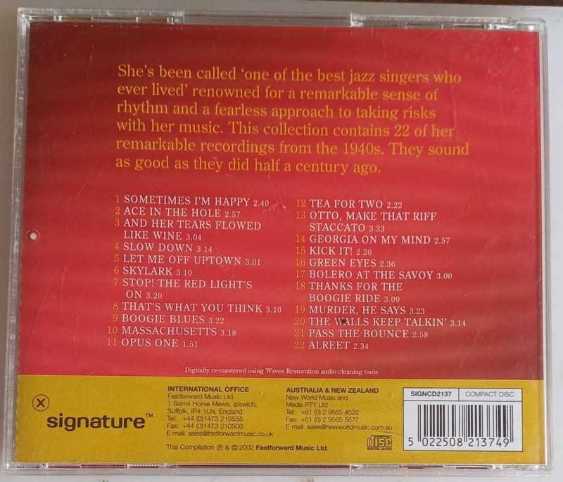 Anita O`Day cd