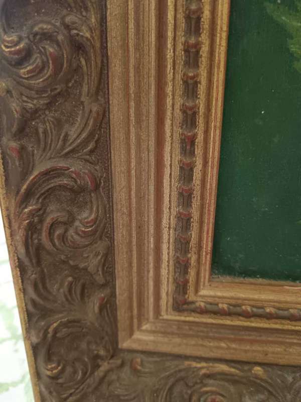 Framed Hibuscus Painting by GJC  for Fangsa Only