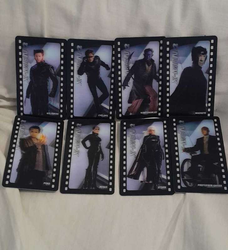 X-Men lenticular cards(Kellogs)