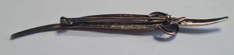 Silver brooch