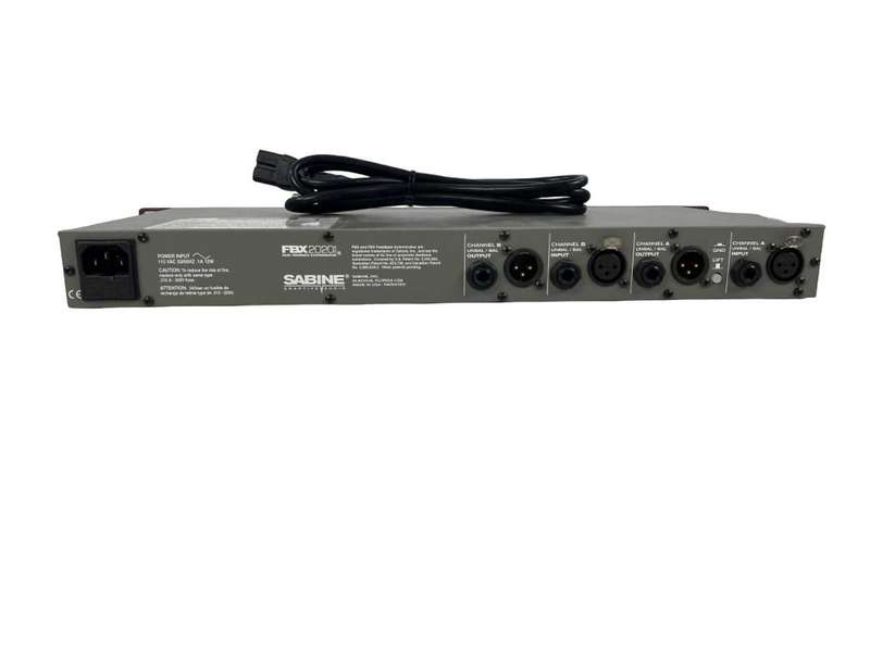 SABINE ADAPTIVE AUDIO FBX2020 PLUS, DUAL FEEDBACK EXTERMINATOR, RACK