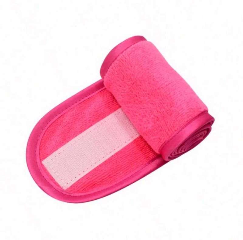 Non-Slip Stretchable Headband | Washable Hair Wrap for Face Wash, Makeup and Sports (Pink)