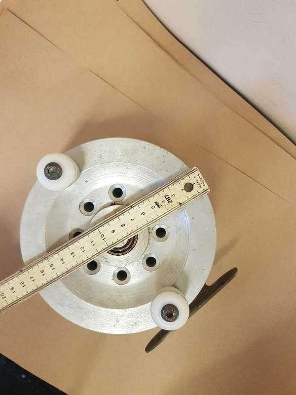 Large aluminium deep sea fishing reel