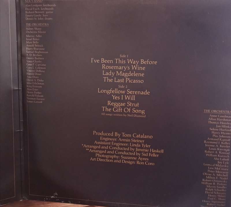 NEIL DIAMOND - SERENADE LP VINYL RECORD