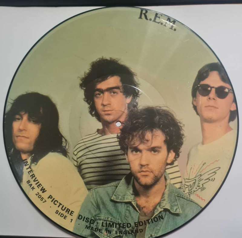 R.E.M. vinyl Limited picture disc