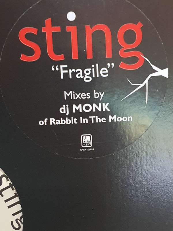STING FRAGILE 12` MAXI-SINGLE LP Like New
