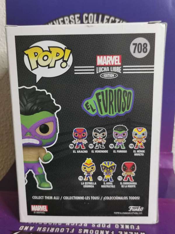 The Hulk funko pop, as a mucho Libre