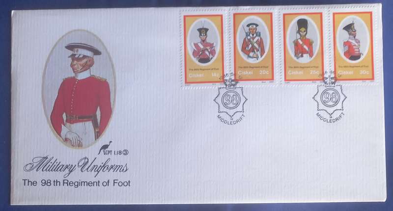 First day envelope - Military uniforms