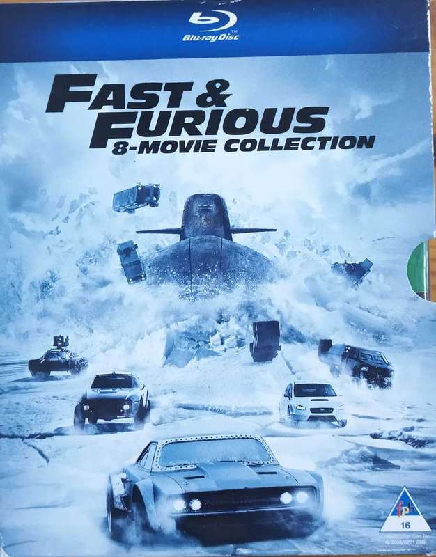 Fast and Furious 8 Movie Collection on Blu-ray