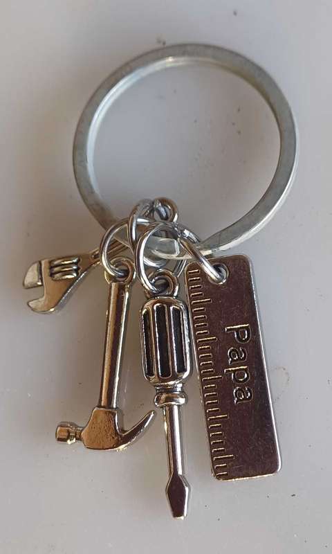 Papa keyring