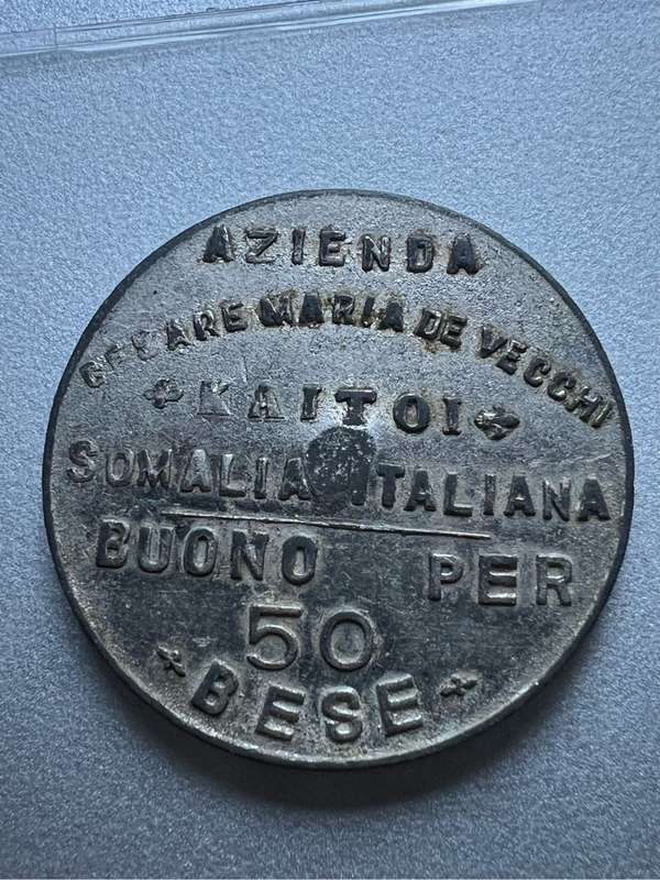 Somali 50 Bese Cesare Maria de Vecchi (35.4mm)