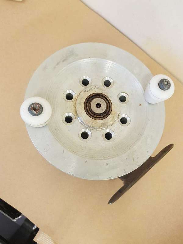 Large aluminium deep sea fishing reel